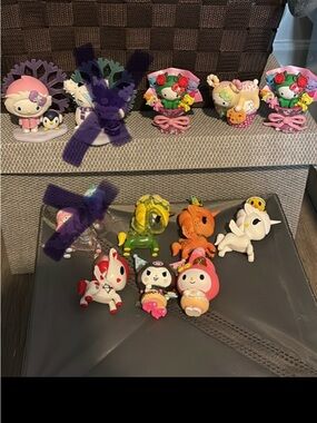 Tokidoki figures hello kitty set of 9